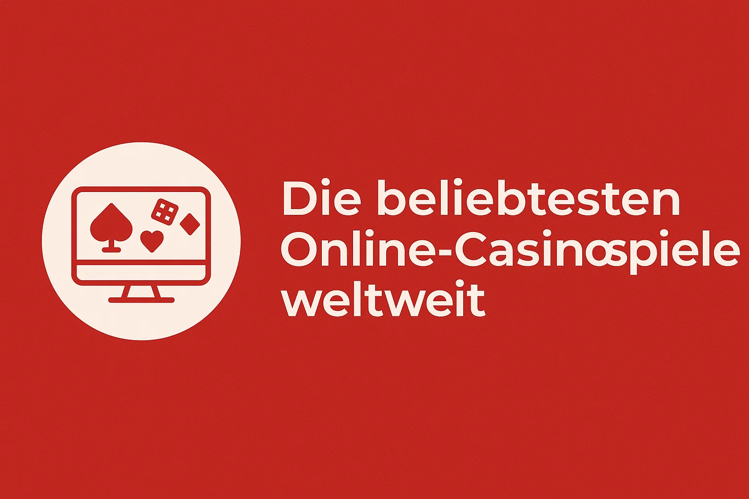 Die beliebtesten Online-Casinospiele weltweit
